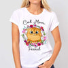 Fluffy Cat Flower Circle Personalized Shirt