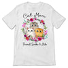 Fluffy Cat Flower Circle Personalized Shirt