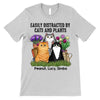 Fluffy Cats And Garden Personalized Shirt