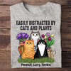 Fluffy Cats And Garden Personalized Shirt