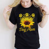 Flying Paws Sunflower Dog Mom Cat Mom Personalized Shirt