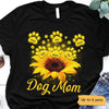 Flying Paws Sunflower Dog Mom Cat Mom Personalized Shirt