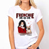 French Bulldog Red Patterned Personalized Shirt