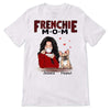 French Bulldog Red Patterned Personalized Shirt