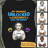 Gaming Highest Unlocked Achievement Calls Me Daddy Personalized Shirt