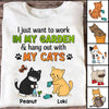 Gardening Cats Personalized Shirt