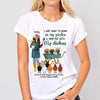 Gardening Girl And Chickens Personalized Shirt