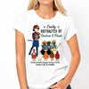 Gardening With Chicken Stick Lady Personalized Shirt