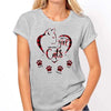 Girl Loves Cats Leopard Checkered Floral Personalized Shirt