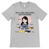 Girl Loves Sleeping Cat And Dog Personalized Shirt