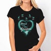 Glowing Heart Grandma Butterfly Personalized Shirt