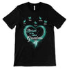 Glowing Heart Grandma Butterfly Personalized Shirt