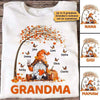 Gnome Grandma Fall Season Personalized Shirt