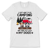 Go Camping And Hangout With Dogs Personalized Shirt