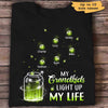 Grandkids Light Up My Life Grandma Fireflies Personalized Shirt