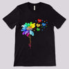 Grandma Dandelion Colorful Flower Personalized Shirt (9-15)