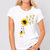 Grandma Holding Flower Personalized Shirt