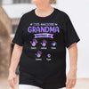 Grandma Mom Belongs To Hologram Hands Paws Personalized Shirt