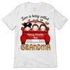 Grandma Red Truck Leopard Pattern Personalized Shirt