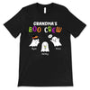 Halloween Grandma‘s Boo Crew Cute Ghost Personalized Shirt