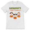 Grandma‘s Little Pumpkins Cute Kid Face Personalized Shirt