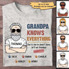 Grandpa Asks Grandma Personalized Shirt