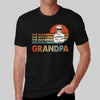 Grandpa The Man The Myth Retro Old Man Personalized Shirt