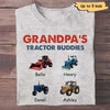 Grandpa Tractor Buddies Personalized Shirt