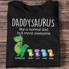 Grandpasaurus And Kids Personalized Shirt (Dark Shirt) (1-10)
