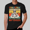 Grandpaw Dog Dad Retro Old Man Personalized Shirt