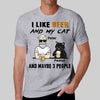 Grumpy Cat Beer 3 People Personalized Shirt