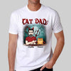 Halloween Cat Dad Devil Personalized Shirt