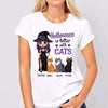 Halloween Cat Mom Witch Doll Cartoon Cat Personalized Shirt