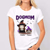 Halloween Dog Mom Chibi Witch Personalized Shirt