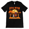 Halloween Dog Mom & Dog On Bridge Personalized Shirt