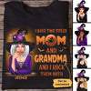 Halloween Grandma Two Titles Personalized Shirt