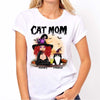 Halloween Witch Cat Mom Personalized Shirt