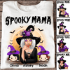 Halloween Witch Mom Grandma And Grandkids Personalized Shirt