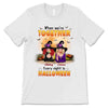 Halloween Witches Besties Personalized Shirt