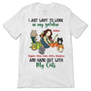 Hang Out With Cats In Garden Chibi Personalized Shirt