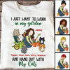 Hang Out With Cats In Garden Chibi Personalized Shirt