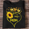 Happiness Being Mom Sunflower Personalized Shirt