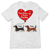 Happy Mother‘s Day Dachshund Heart Balloon Personalized Shirt