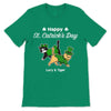 Happy St Catrick‘s Day Walking Cat Personalized Shirt