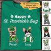 Happy St Pawtrick‘s Day French Bulldog Personalized Shirt