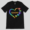 Grandma Mom Heart Personalized Shirt