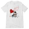 Heart Shaped Tree Cat Mom Chibi Personalized Shirt