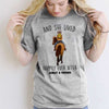 Horse Girl Back View Lived Happily Personalized Shirt