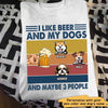 I Like Beer And My Dogs Personalized Dog Shirt