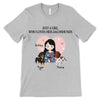 Just A Girl Loves Dachshunds Personalized Shirt
